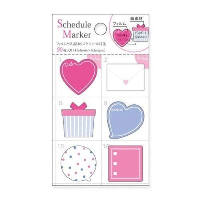 Schedule Marker Pink Love