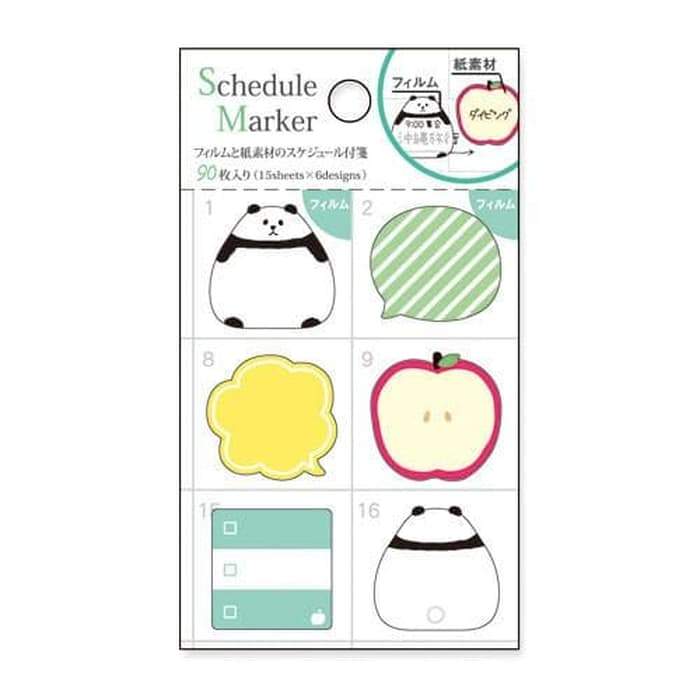 Schedule Marker Cute Panda