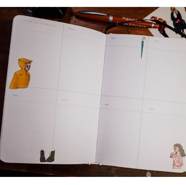 La Dolce Vita Diary Book - Pilot Girl