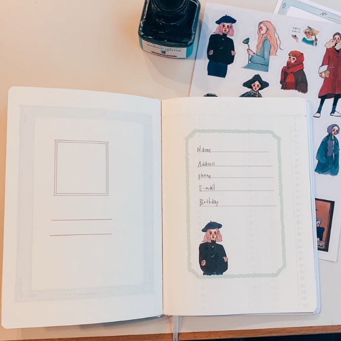 La Dolce Vita Hardcover Diary Book Monthly B6