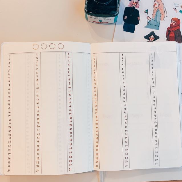 La Dolce Vita Hardcover Diary Book Monthly B6