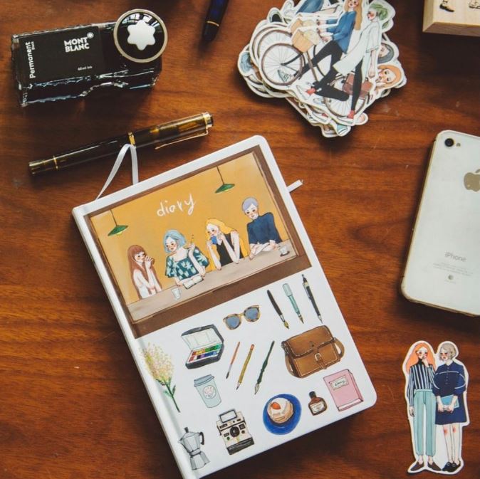 La Dolce Vita Hardcover Diary Book - Cafe