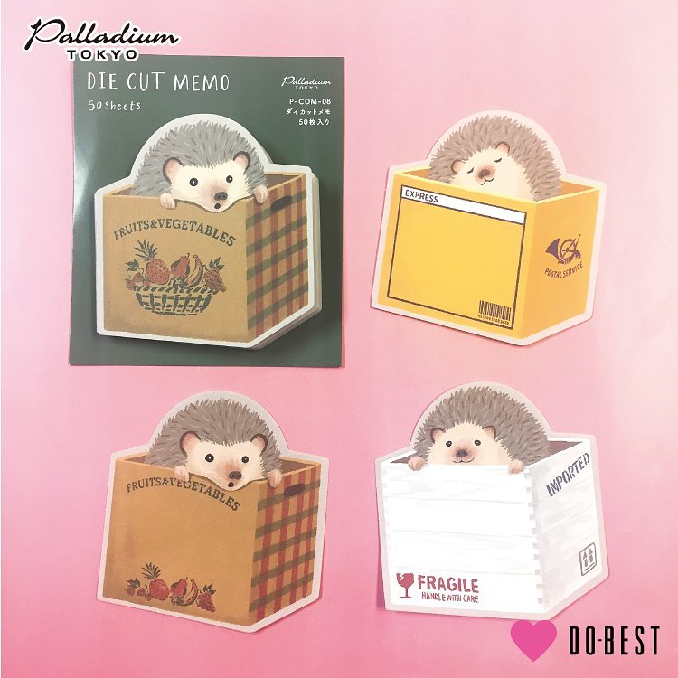 Palladium Tokyo Die Cut Memo Hedgehog