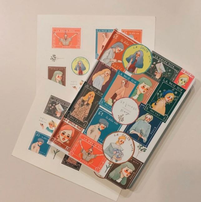 La Dolce Vita Hardcover Diary Book - Dearest Diary