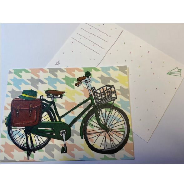 La Dolce Vita Postcard - Bicycle Only