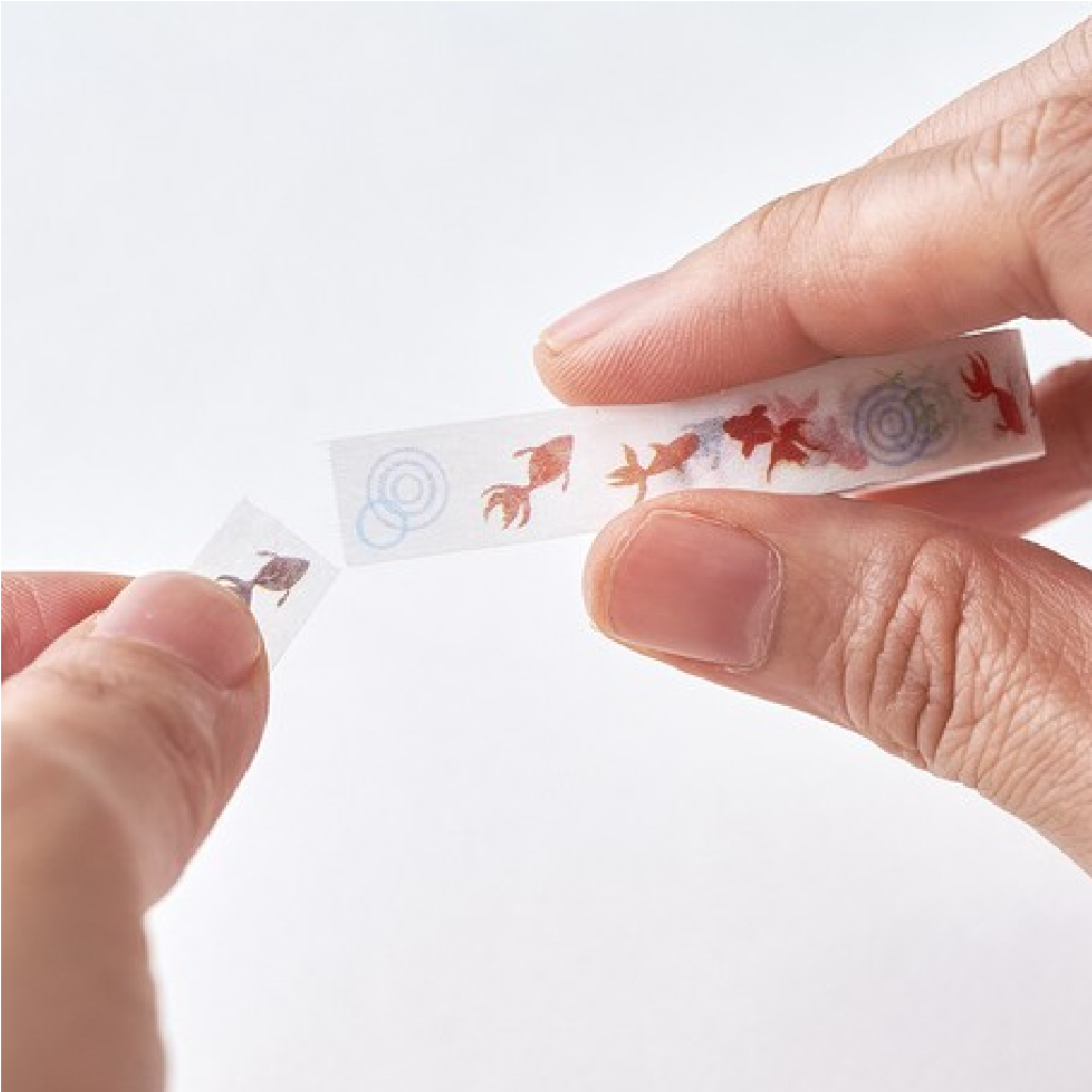 Pine Book Cutting Masking Tape Goldfish