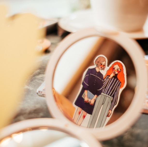 La Dolce Vita Pocket Mirror You And Me