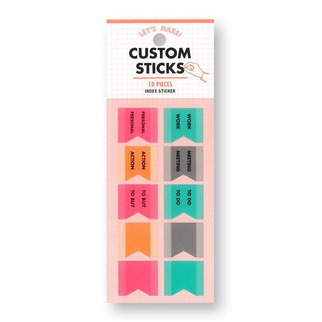 Custom Sticks Index Sticker