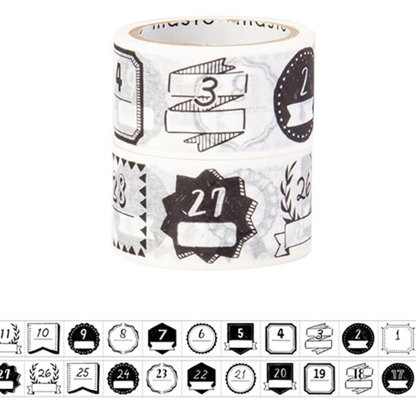 Masking Tape Washi Maste Double Black