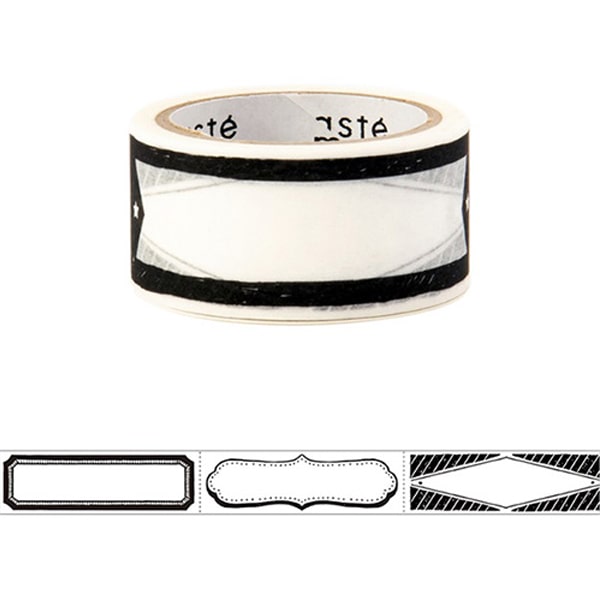 Masking Tape Washi Maste Single Black