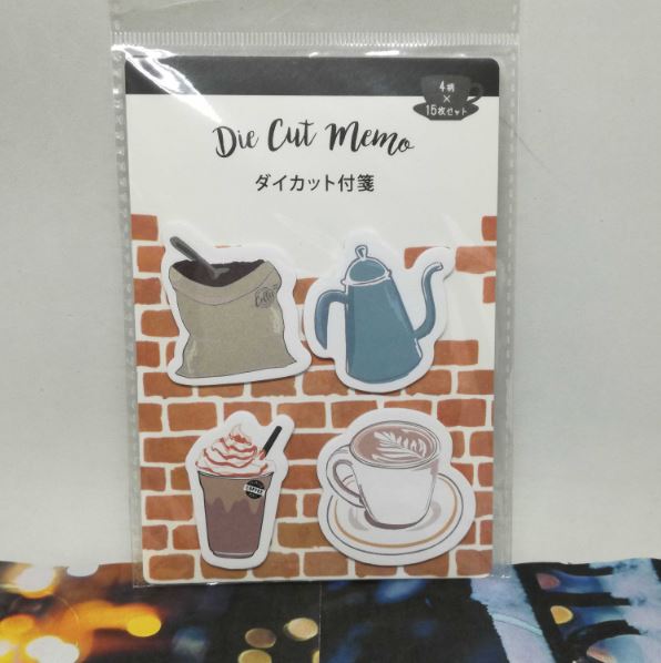 Karinpia Die-Cut Memo Coffee