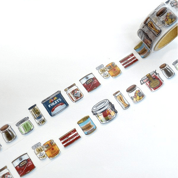 Masking Tape Debut Series Natural Bottling &amp; Canned Food