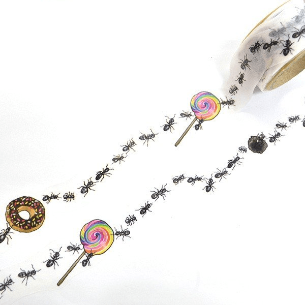 Round Top x Yano Design Ants Washi Tape