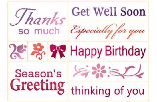 Micia Mini Friends Stamp Set Mms-13