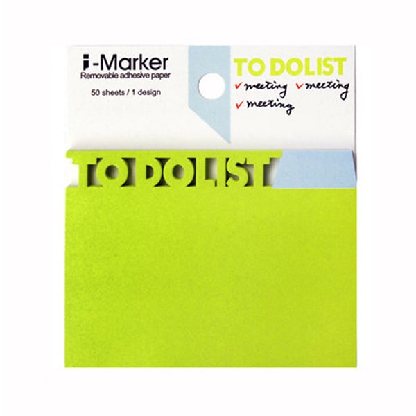 I Marker Colorful Sticky Note
