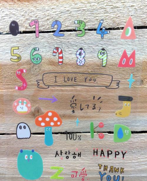 Ethos Morita Daily Transparent Sticker