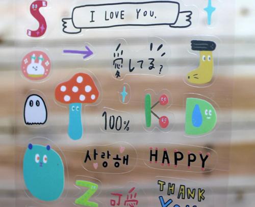 Ethos Morita Daily Transparent Sticker