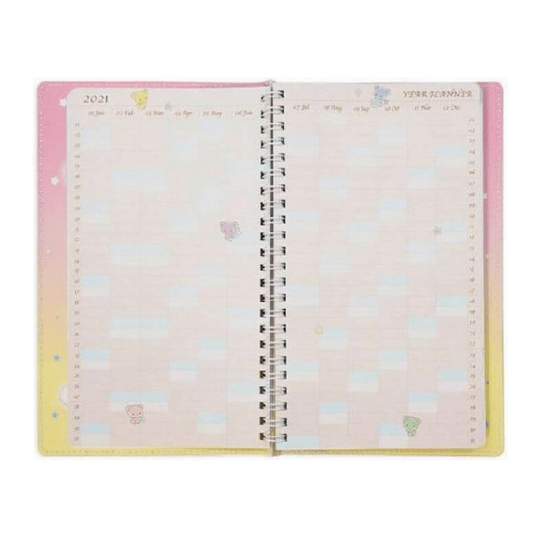 Little Twin Stars Schedule Book 2021 - B6