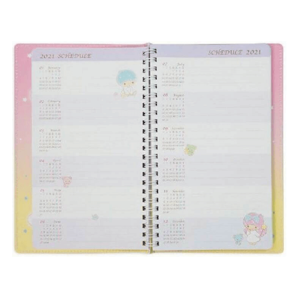 Little Twin Stars Schedule Book 2021 - B6