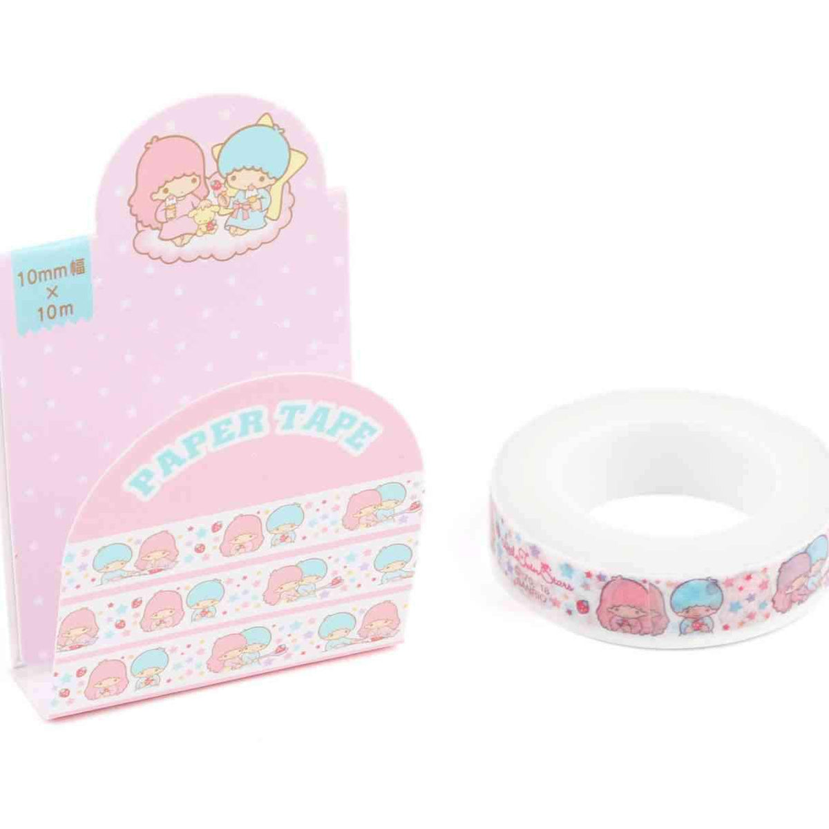 Paper Tape Sanrio Little Twin Stars Strawberries - 10mm