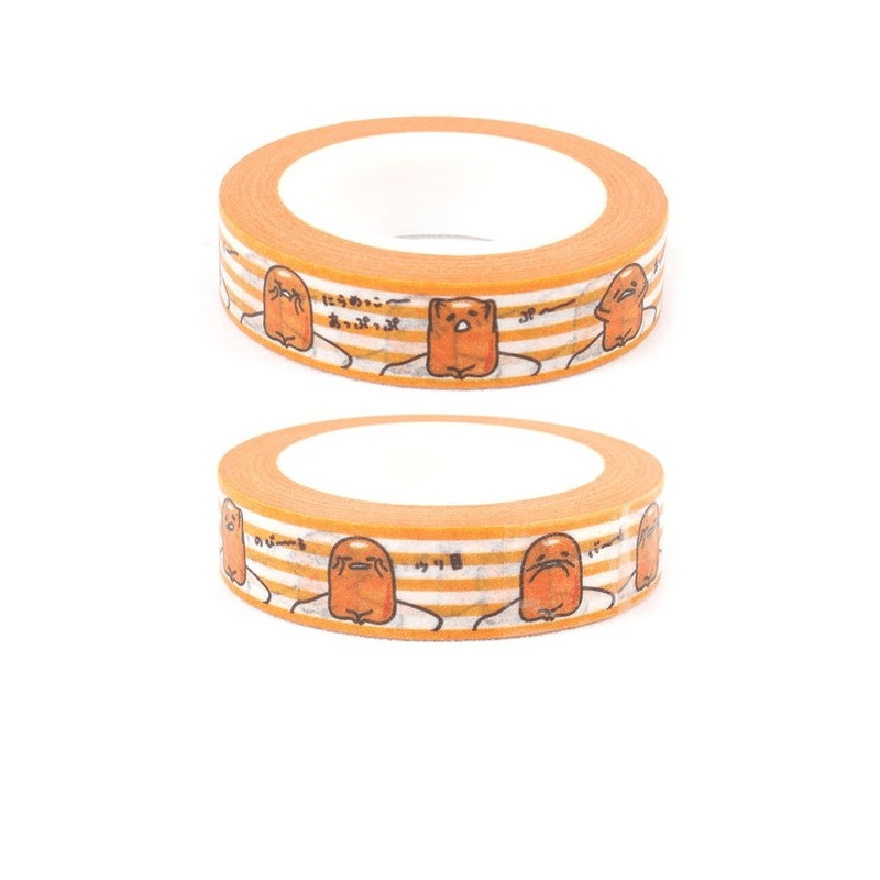 Paper Tape Sanrio Gudetama Face - 10mm