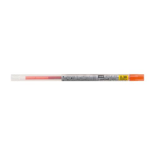 Refill Uniball Gel Ink Ballpoint Pen 0.38 Mm Mandarin Orange