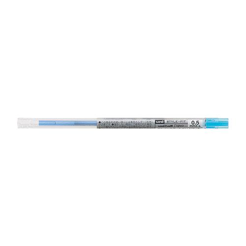Refill Uniball Gel Ink Ballpoint Pen 0.5 Mm Light Blue