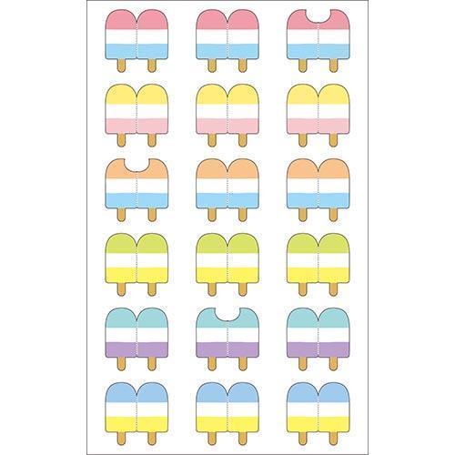Sticker Index Seal Ice Cream Rainbow
