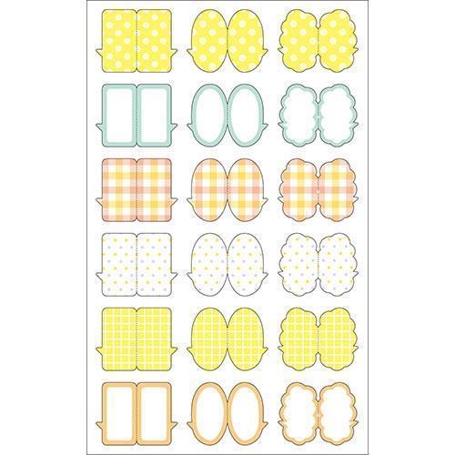 Mind Wave Sticker Index Seal Yellow Comment Shape