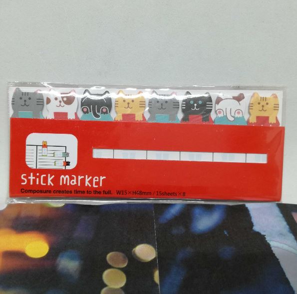 Mind Wave Stick Marker Cute Cat