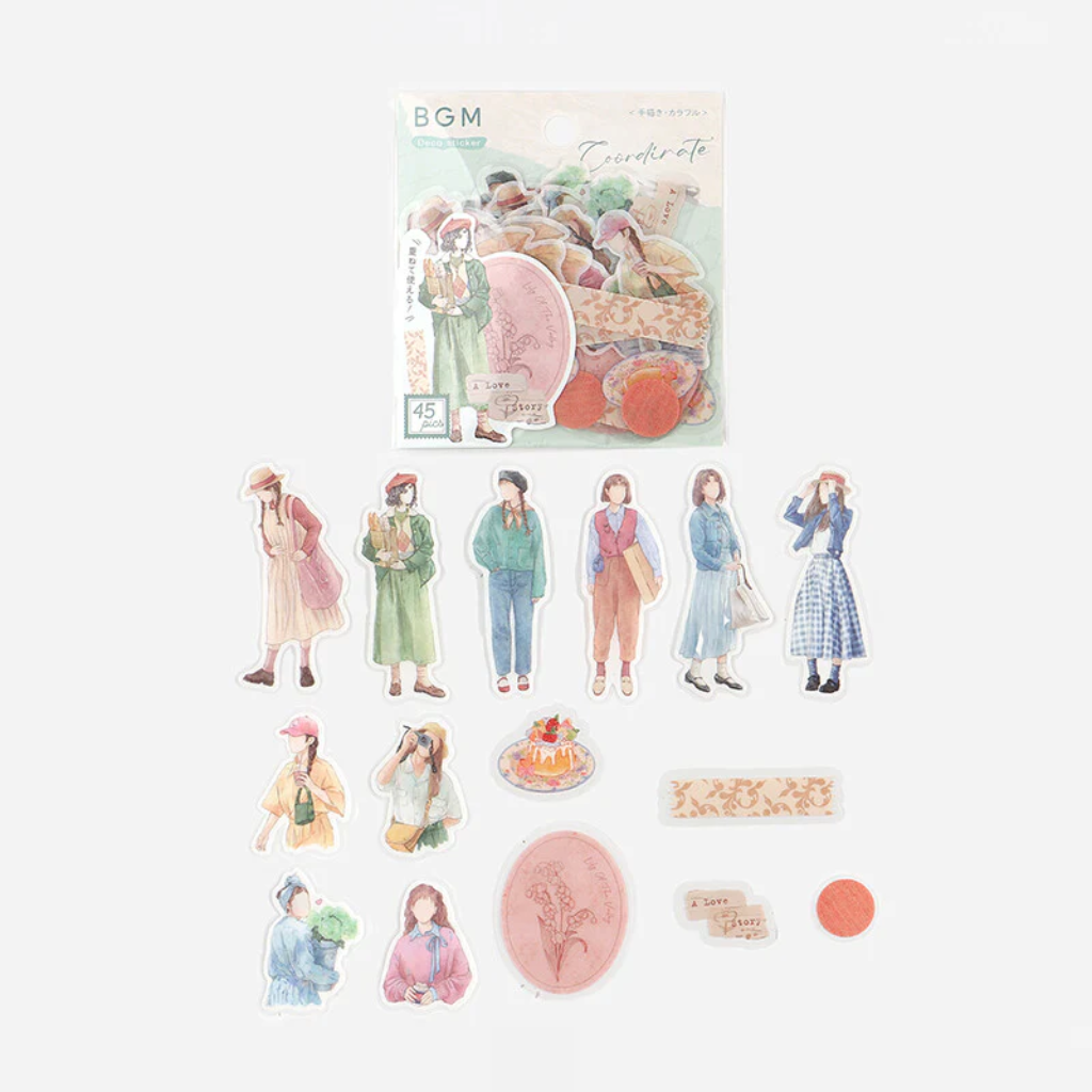 BGM Deco Flake Sticker 45pics