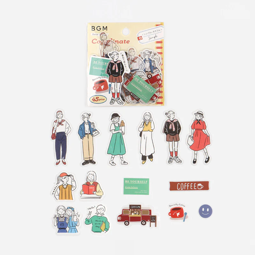 BGM Deco Flake Sticker 45pics