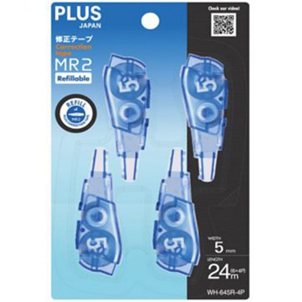 Plus Japan Correction Tape MR2 Refill Blue