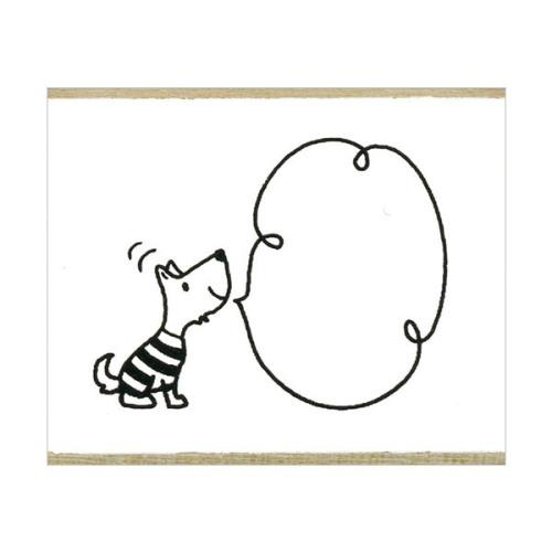 Kodomo No Kao Stamp - Dog Bubble Talk