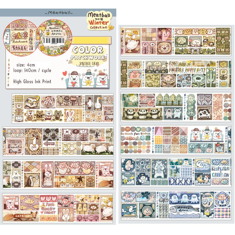 MeatBall Washi Sampler