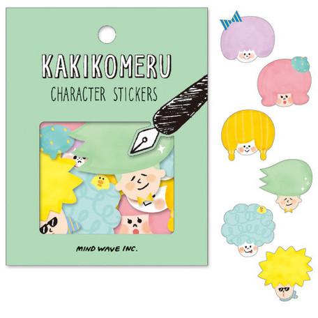 Mind Wave Kakikomeru Character Stickers