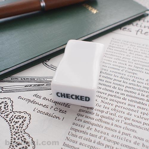 Classiky Porcelain Stamp - Checked