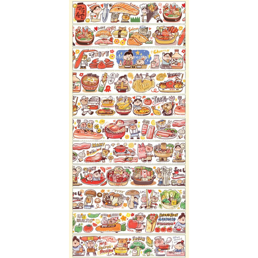 MeatBall Washi Sampler