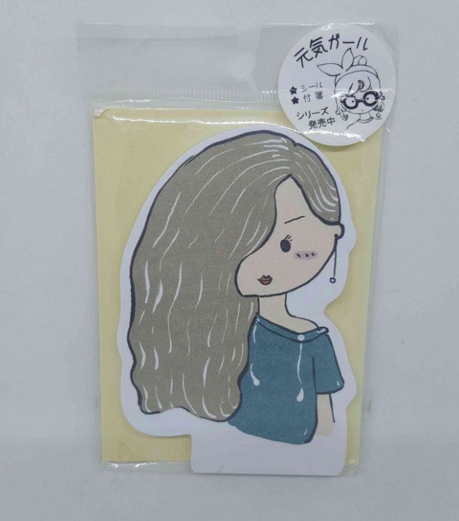 Nekoni Sticky Note Girls Hair Style - Long Hair
