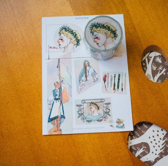 Washi Tape La Dolce Vita Love Conquers All