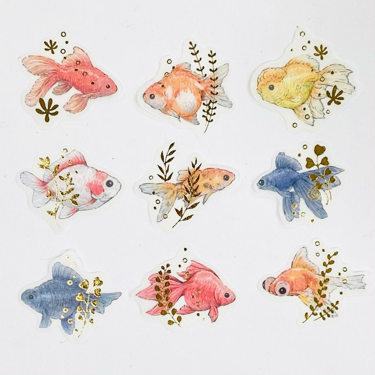 PAPIER PLATZ Flake Seal Love Goldfish