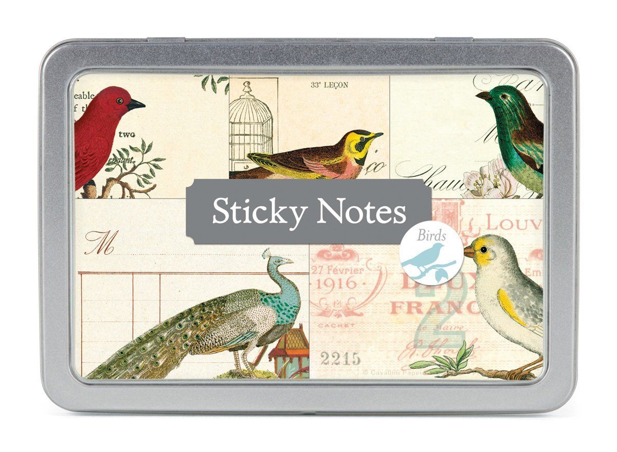 Cavallini &amp; Co. Birds Sticky Notes