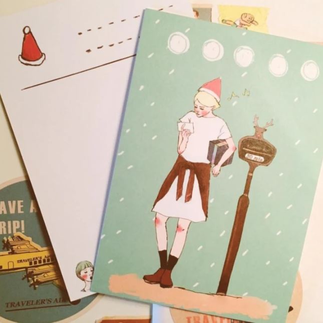 La Dolce Vita Postcard - Christmas Gift