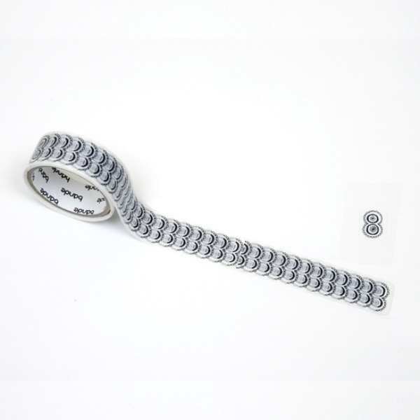 Bande Box Masking Roll Sticker Number 8