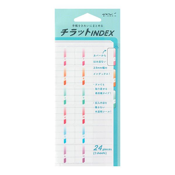 Midori Index Label Number Color