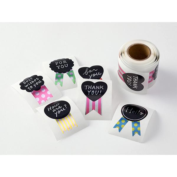 Midori Roll Seal Metallic Rosette Pattern