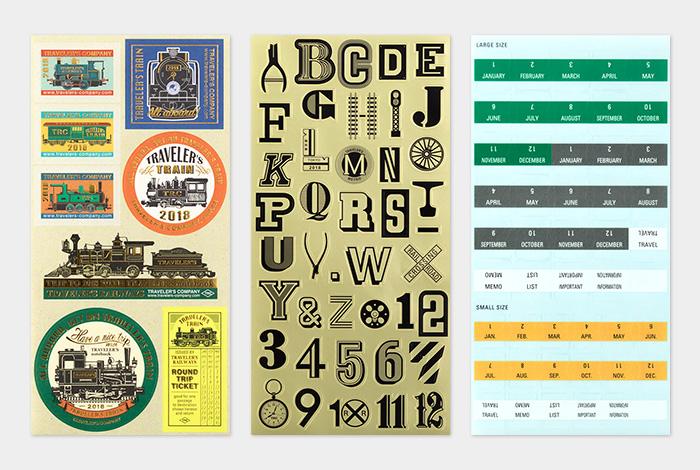 Travelers Notebook Customized Sticker Set For Diary 2018