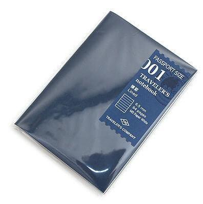 Midori Traveler&#39;s Notebook Refill 001 - Lined Passport Sized