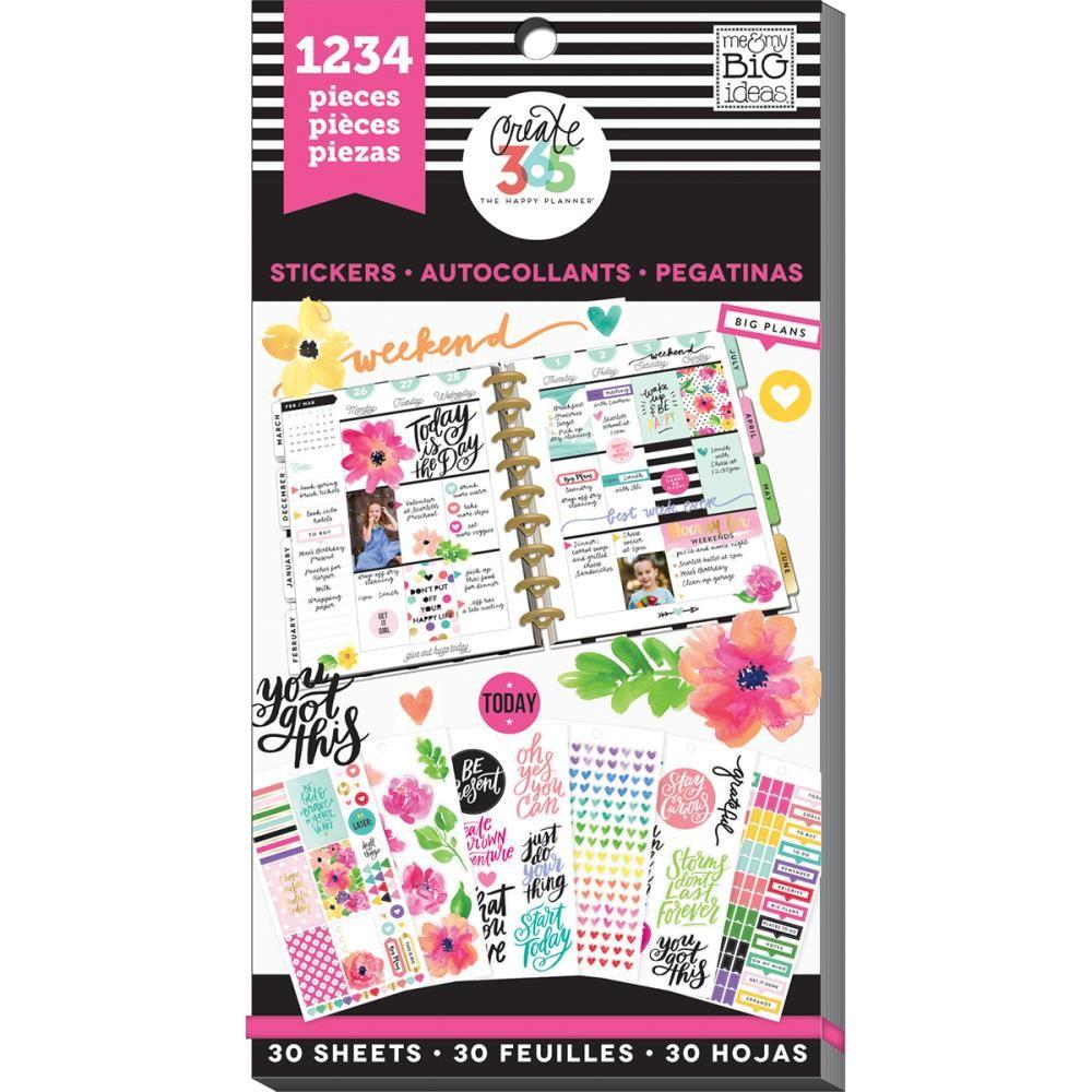 Happy Planner Sticker Pack Today Is The Day 1234