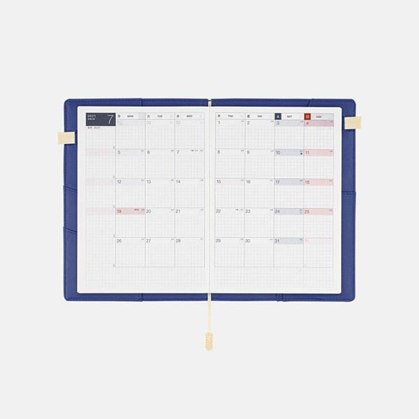 Hobonichi A5 Size Cover BS Lite Blue Colored
